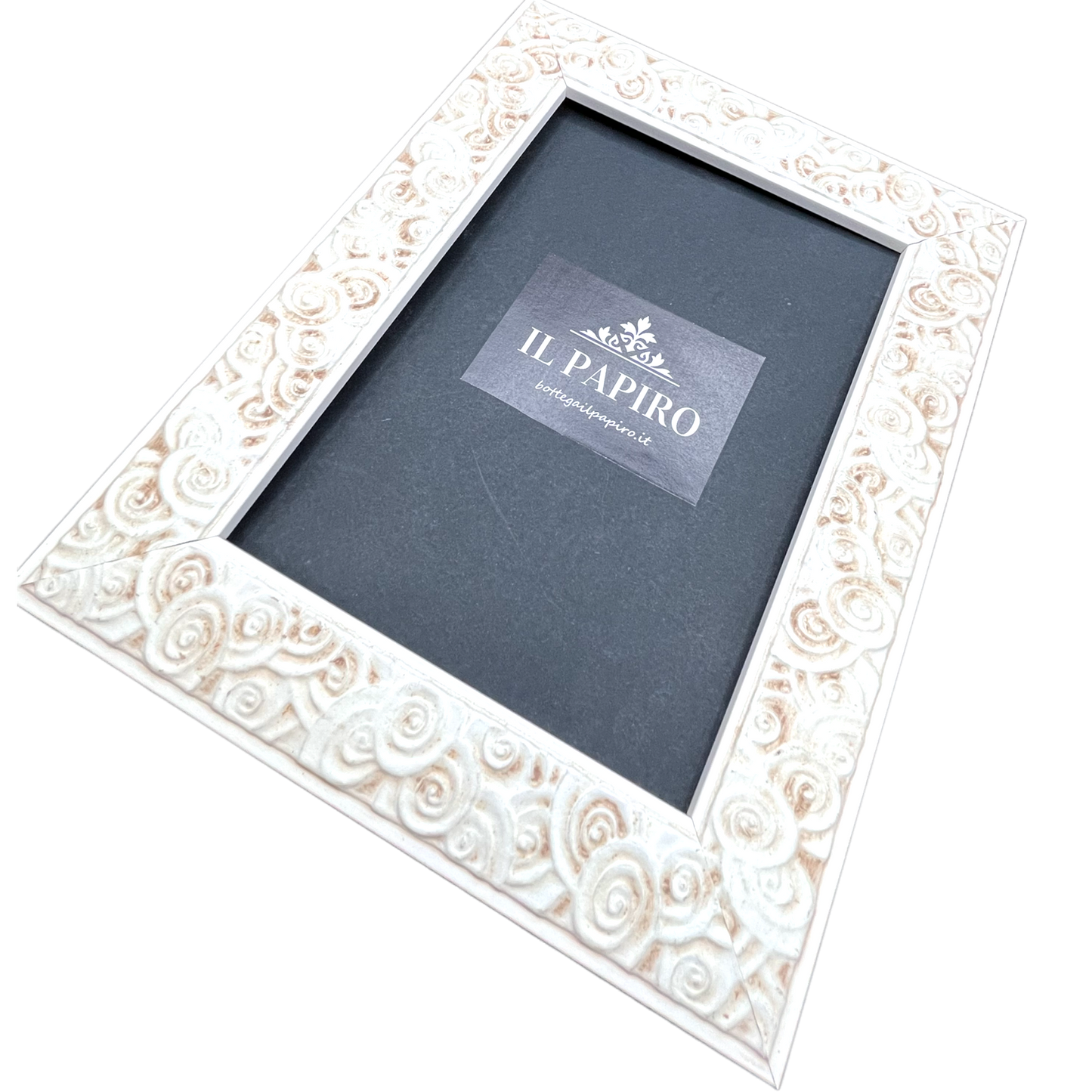 LUDOVISI - Portafoto bianco shabby chic