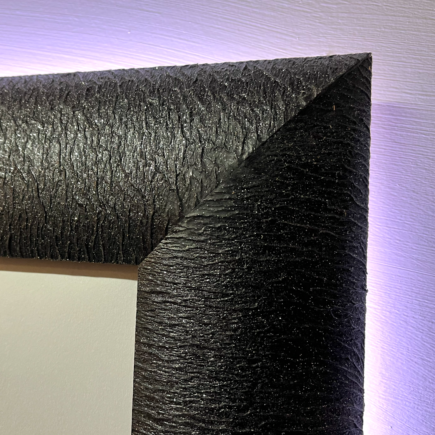 TORINO - Specchio con cornice nera retroilluminata