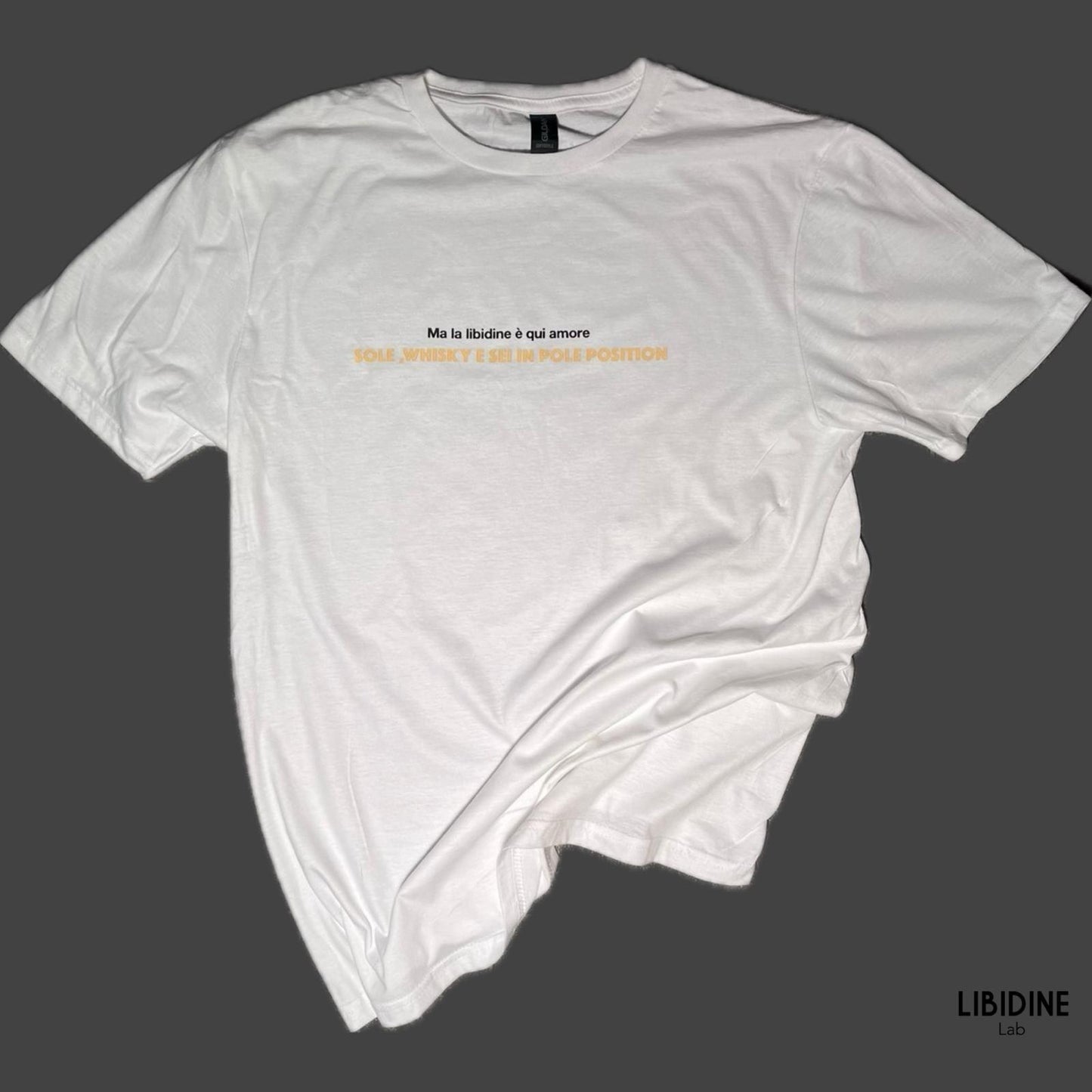 T-shirt Sole whisky e sei in pole position LibidineLab